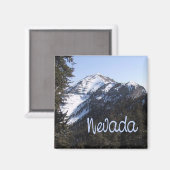 Pittoresque Nevada Travel Souvenir Frigo Magnet (Recto/Verso)