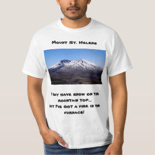 Pittoresque T-shirt Mt. St. Helens avec légende am