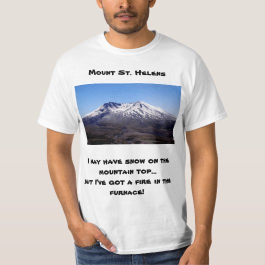 Pittoresque T-shirt Mt. St. Helens avec légende am (Devant)