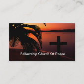 Pittoresque thème Eglise double côté Cartes de vis (Devant)