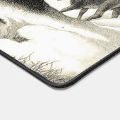 Pittoresque Winter Woods Snowy Evergreens Faune (Coin)