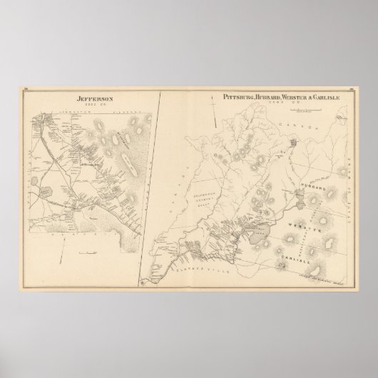 Pittsburg, Hubbard, Webster, Carlisle, Jefferson Poster (Voorkant)