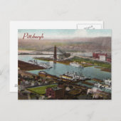  Pittsburgh 1800s Briefkaart (Voorkant / Achterkant)