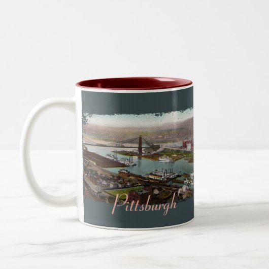  Pittsburgh 1800s Coffee Mok (Links)