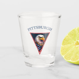 Pittsburgh American Bald Eagle Shot Glas