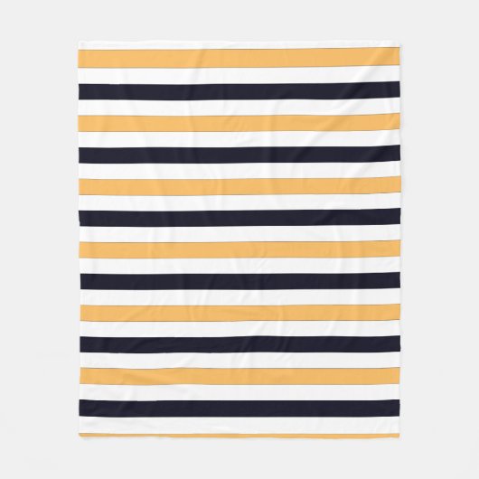 Pittsburgh Blanket Black en Gold Mannen Fleece Deken (Voorkant)