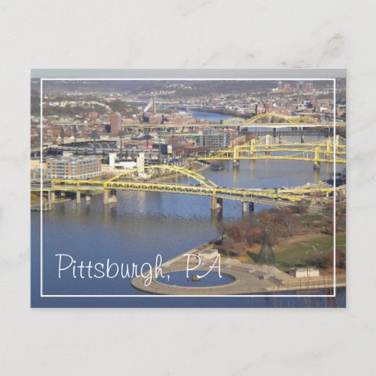 pittsburgh briefkaart (Voorkant)