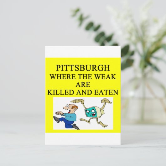 PITTSBURGH BRIEFKAART (Staand voorkant)