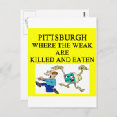 PITTSBURGH BRIEFKAART (Voorkant / Achterkant)