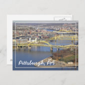 pittsburgh briefkaart (Voorkant / Achterkant)