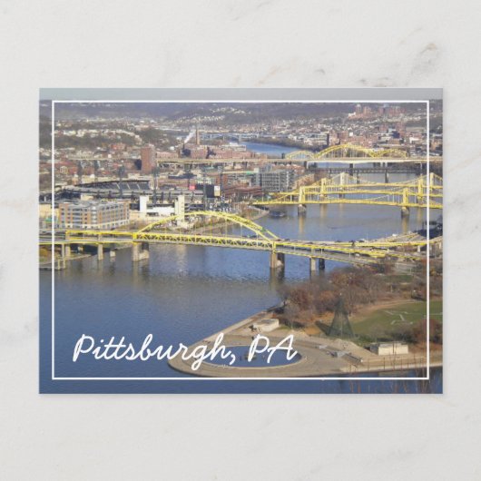 pittsburgh briefkaart (Voorkant)