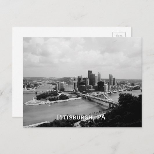 Pittsburgh Briefkaart (Voorkant / Achterkant)