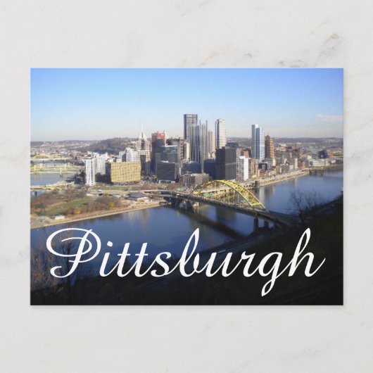 pittsburgh briefkaart (Voorkant)