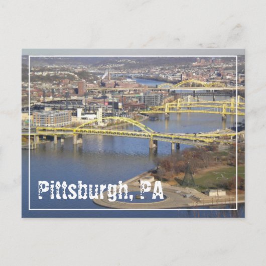 pittsburgh briefkaart (Voorkant)