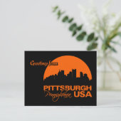 PITTSBURGH-briefkaart - aanpasbaar Briefkaart (Staand voorkant)