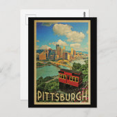 Pittsburgh Briefkaart  Duquesne Inline (Voorkant / Achterkant)