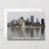 Pittsburgh, carte postale PA (Devant / Derrière)