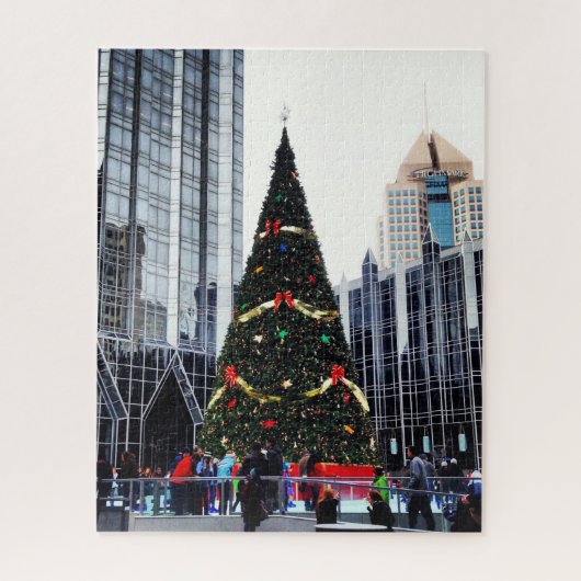 Pittsburgh Christmas Tree Legpuzzel (Verticaal)
