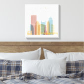 Pittsburgh | City Skyline Canvas Afdruk (Insitu (Slaapkamer))