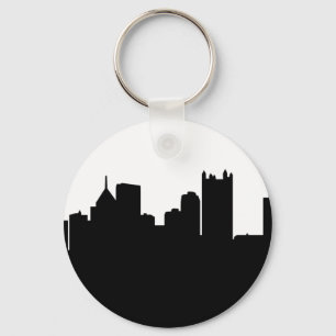 Pittsburgh City Skyline Sleutelhanger