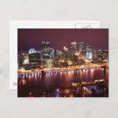 Pittsburgh Cityscape Briefkaart (Voorkant / Achterkant)