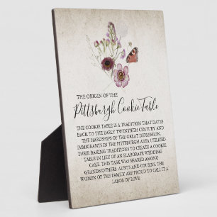 PITTSBURGH COOKIE-TABEL VOOR AFBEELDINGEN FOTOPLAAT
