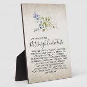 PITTSBURGH COOKIE-TABEL VOOR AFBEELDINGEN FOTOPLAAT (Zijkant)