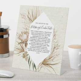 PITTSBURGH COOKIE-TABEL VOOR AFBEELDINGEN RECLAMEBORD MET VOETSTUK