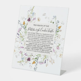 PITTSBURGH COOKIE-TABEL VOOR AFBEELDINGEN RECLAMEBORD MET VOETSTUK