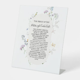 PITTSBURGH COOKIE-TABEL VOOR AFBEELDINGEN RECLAMEBORD MET VOETSTUK