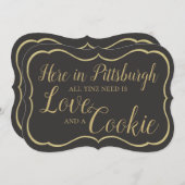 Pittsburgh Cookie Table All Yinz need Sign. Kaart (Voorkant / Achterkant)