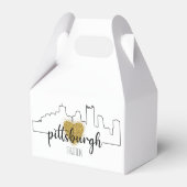 Pittsburgh Cookie Table Favor Box Bedankdoosjes (Achterkant)