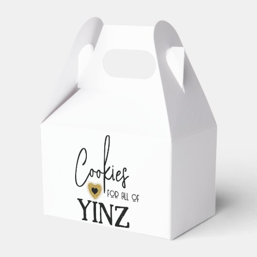 Pittsburgh Cookie Table Favor Box Bedankdoosjes (Voorkant Zijde)