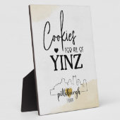 Pittsburgh Cookie Table Sign Fotoplaat (Zijkant)