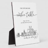 Pittsburgh Cookie Tafel Tafelblad Plaque met Ezel Fotoplaat (Zijkant)