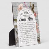 PITTSBURGH COOKIE TAFEL TEKEN TROUWTAFEL TEKEN FOTOPLAAT (Zijkant)