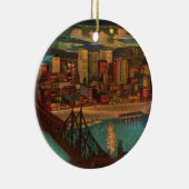 Pittsburgh door Moonlight Ornament (Rechts)