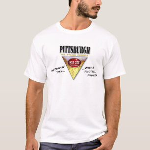 Pittsburgh Drinkin 'Town met een Football Probleem T-shirt