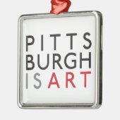 Pittsburgh est ornement de vacances d'art (Gauche)