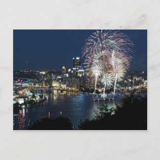 Pittsburgh Fireworks Briefkaart