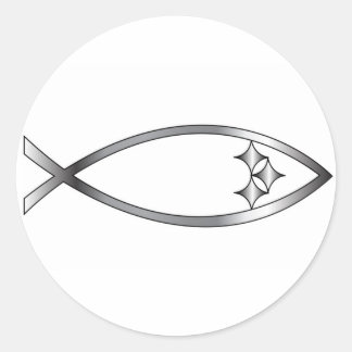 Pittsburgh Fish Ronde Sticker