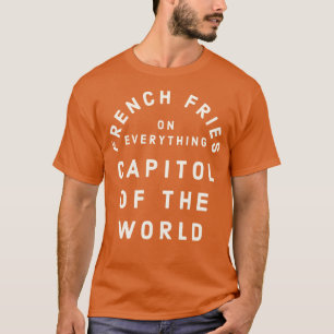Pittsburgh friet op alles Capitool van het T-shirt