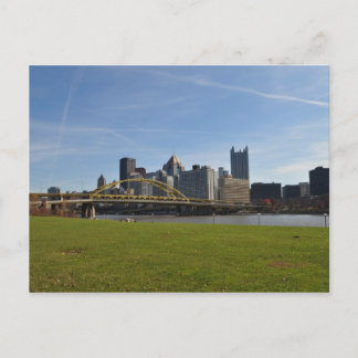 Pittsburgh in november briefkaart