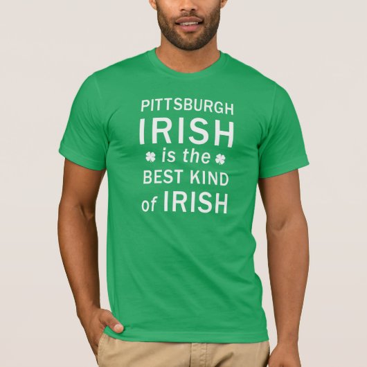 Pittsburgh Irish is het beste Iers T-shirt (Voorkant)