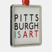 Pittsburgh is Art Holiday Ornament (Rechts)