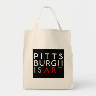 Pittsburgh is Kunstherbruikbare grocery Bag Tote Bag