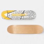 Pittsburgh-kaart 3 skateboard (Horizontaal)