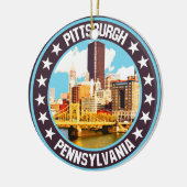 Pittsburgh Keramisch Ornament (Links)