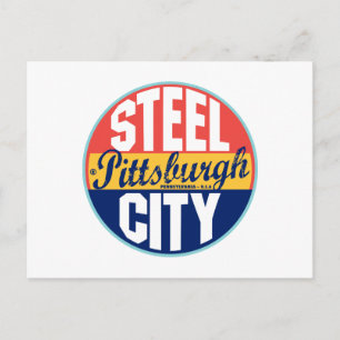 Pittsburgh - label briefkaart
