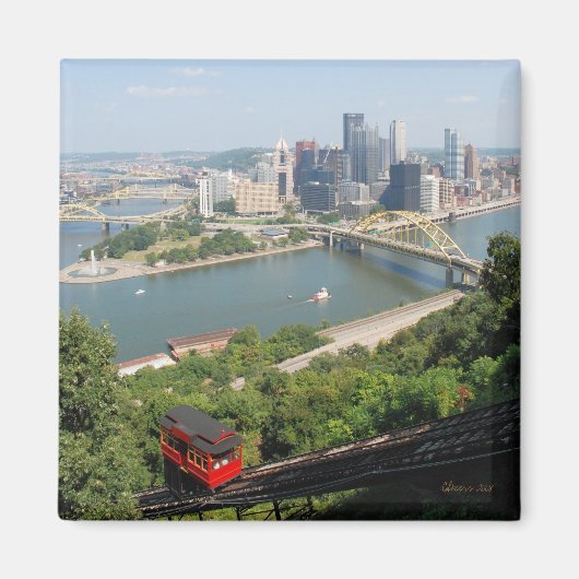 Pittsburgh Magnet Magneet (Voorkant)